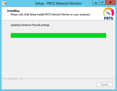 Setup: Installing PRTG